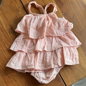 Janie and Jack Pink Ruffled dress